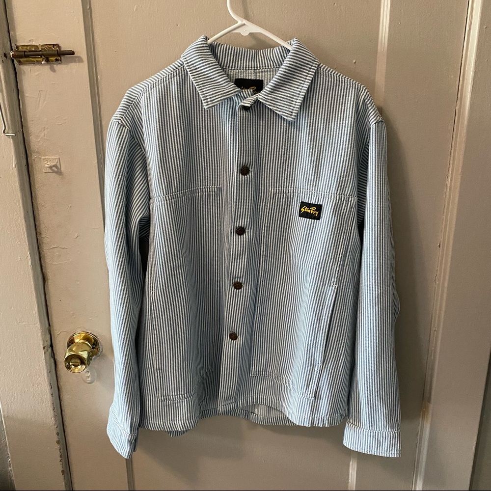 Stan Ray box jacket. Washed hickory. Large. NWT
